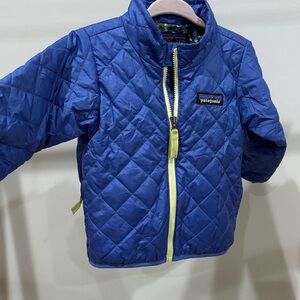 Patagonia Quilted Jacket in Vibrant Blue